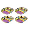 thumbnail image 1 of Platos infantiles de acero inoxidable Ahimsa Balanced Bites x4 Rainbow, 1 of 9