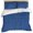 Blue, variant on Dark Brown Duvet Cover Set, Vintage Country Monochrome Chocolate Color Soft Duvet Cover Full Size Bedding Set 4 Pieces, 1 Quiltcover and 2 Pillowcases with Zipper, 1 Bed Sheet for All Seasons