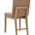 thumbnail image 5 of Nathan James Gracie Modern Dining Chair with Cushion, Upholstered Dining Chair with Solid Wood Frame, Light Brown, 5 of 6