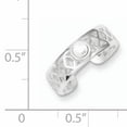 thumbnail image 2 of 925 Sterling Silver Fancy Cubic Zirconia Toe Ring, 2 of 2