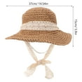 thumbnail image 2 of Raindrops Khaki Kids with Adjustable Drawstring for Sun Protection Wide Brim 1 Piece, 2 of 8