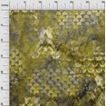 thumbnail image 3 of oneOone Viscose Chiffon Olive Green Fabric Abstracts Sewing Craft Projects Fabric Prints By Yard 42 Inch Wide, 3 of 4