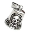 thumbnail image 1 of Campana de Motocicleta Acero de Titanio Bling Bling, 1 of 10