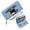 Blue, variant on GEEAD Wallet with Large Capacity Zip for Women Stylish RFID-Protected Wallet for Women Black Cat Steaming Coffee Cartoonish Humor Ideal GiftSoft Texture Portable Change Foreskin Clip