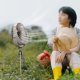 thumbnail image 2 of Ventilador para acampar al aire libre Soporte de trípode Dispositivo de enfriamiento de aire montado en la pared de escritorio Labymos  ventilador eléctrico, 2 of 7
