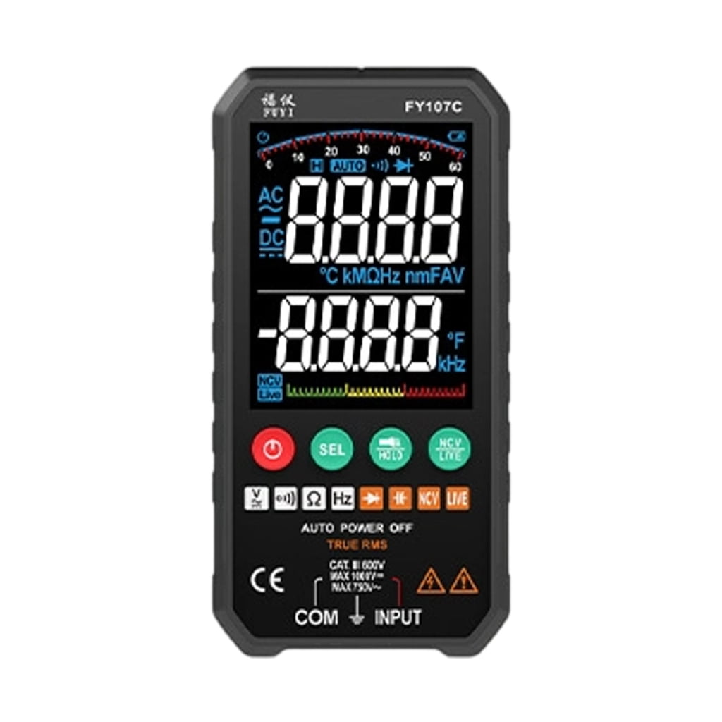 PatungKu Digital Multimeter Transistors Tester Electrical NCV Test Meter TrueRMS