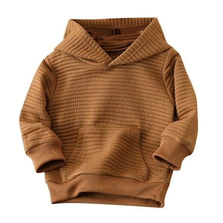 

Vainglory Hoodie Kids Child Toddler Baby Girls Boys Solid Long Sleeve Patchwork Fashion Hooded Sweatshirt Pullover Blouse Tops Outfits Clothes Girl Supporting Girls Hoodie