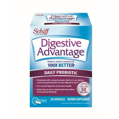 Digestive Advantage Daily Probiotic, Survives Better than 50 Billion - 30 Capsules