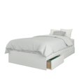 thumbnail image 2 of Nexera 3-Piece Bedroom Set With Bed Frame, Headboard & Nightstand In Twin|White, 2 of 7
