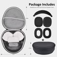 thumbnail image 4 of Case for Airpods Max Headphones, Silicone Cover for Apple Airpod Max,Accessories Cases (Black,Black case), 4 of 8