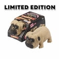 thumbnail image 2 of Squishy Stress Toy with Slow Rising Pug Design, 1 Pack, Beige and Black, for Kids and Adults, Sensory Squeeze Toy, 2 of 3