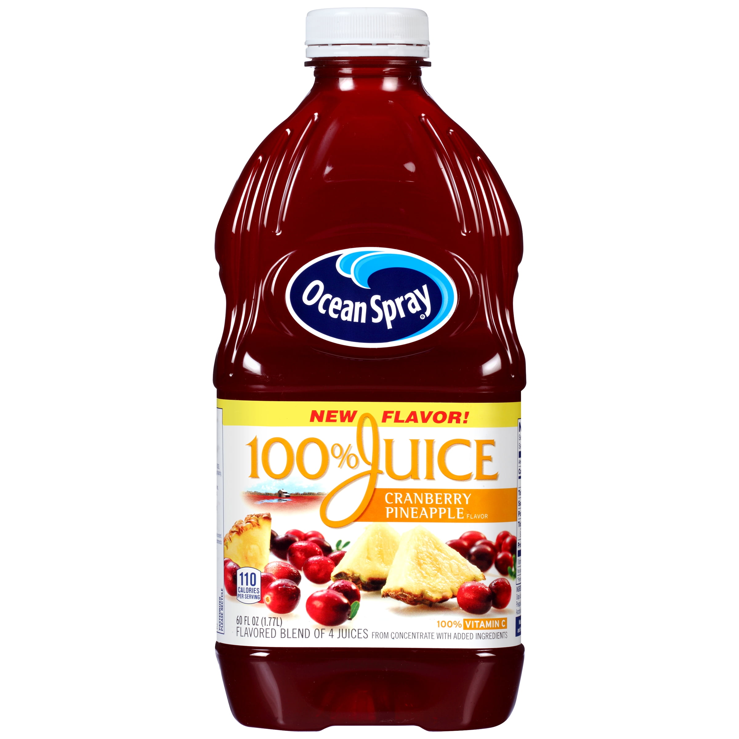 Ocean Spray 100 Juice, Cranberry Pineapple, 60 fl oz