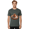 thumbnail image 2 of Clay-Pot-On-Pottery-Wheel Mens Graphic Tee, 100% Cotton, Casual Summer Wear, 2 of 2
