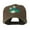 Brown, variant on USA State Flower Idaho Mock Orange Embroidered Cap - White OSFM