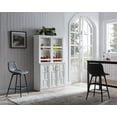 thumbnail image 5 of Home Source Jill Zarin Home Bar Cabinet Rotating Wine Rack White, 5 of 5