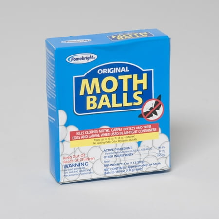 Home Bright Moth Balls, 4 Oz