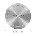 thumbnail image 2 of Raindrops Malls Space Saving Kitchen Countertop Cover Silver 1Pack, 2 of 8