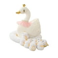 thumbnail image 3 of Simulación Animal Juguete de peluche Cisne Escultura Figuras de animales Granja Juguete Animal de peluche para Pascua Decoración de césped, 3 of 9