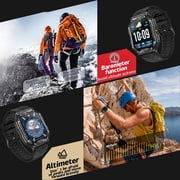 Rainbuvvy KR82 SmartWatch 2.1 inch AMOLED , Flashlight, Outdoor Sports Watch