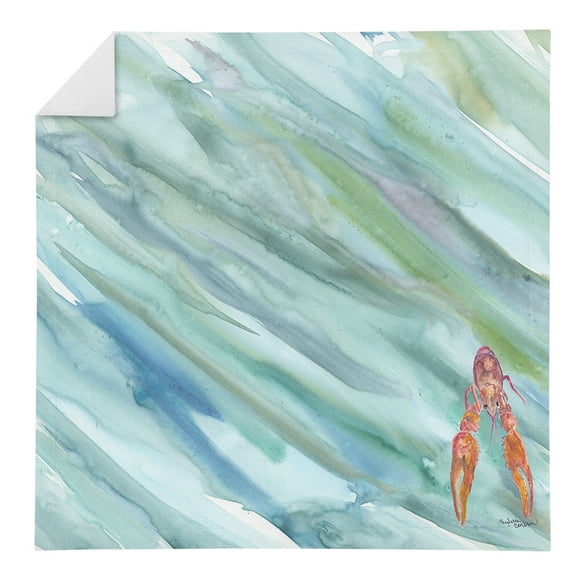 Crawfish on Blue Napkin