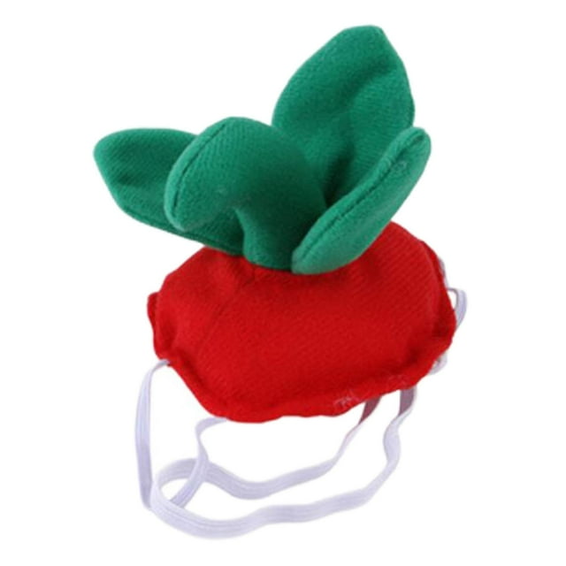 sombrero invierno animal disfraz divertido sombrero para cachorro Hojas de fresa Yuyangstore Perros lindo sombrero