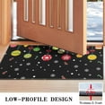 thumbnail image 3 of Black Christmas Ornament Pattern Door Rugs,Washable Non Slip Door Mats Indoor,Decorative Door Mats,Entry Mat Indoor for Entrance,Bedroom,Kitchen,Bathroom,17"x30", 3 of 6