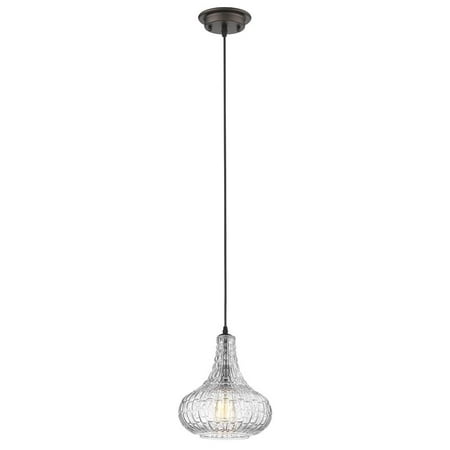 - CHLOE Lighting ARIA Transitional 1 Light Rubbed Bronze Ceiling Mini Pendant 10