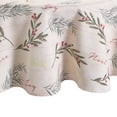 thumbnail image 3 of Elrene Home Fashions Holiday Tree Trimmings Tablecloth, Multi, 60" x 84" Oval, 3 of 4