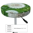 thumbnail image 4 of Haiem Dandelion Flower In The Meadow Print Cushion Round Bar Chair Seat Cover Bar Chair Cushion Covers Elastic Washable Bar Chair Cover,Protects from Scratches and Stains-14 inch, 4 of 7