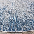 thumbnail image 3 of SAFAVIEH Courtyard Jaymz Radiant Indoor/Outdoor Area Rug, Navy/Grey, 6'7" x 6'7" Round, 3 of 8
