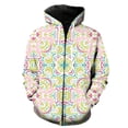 thumbnail image 1 of Sudadera con capucha y cremallera para hombre, estilo nacional retro, unisex, divertida, con estampado 3D, estilo Harajuku, manga larga, 1 of 6