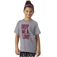 thumbnail image 4 of Angler Fishermen Lines Joke Pun Funny Crewneck T Shirts Boy Girl Teen Brisco Brands L, 4 of 6
