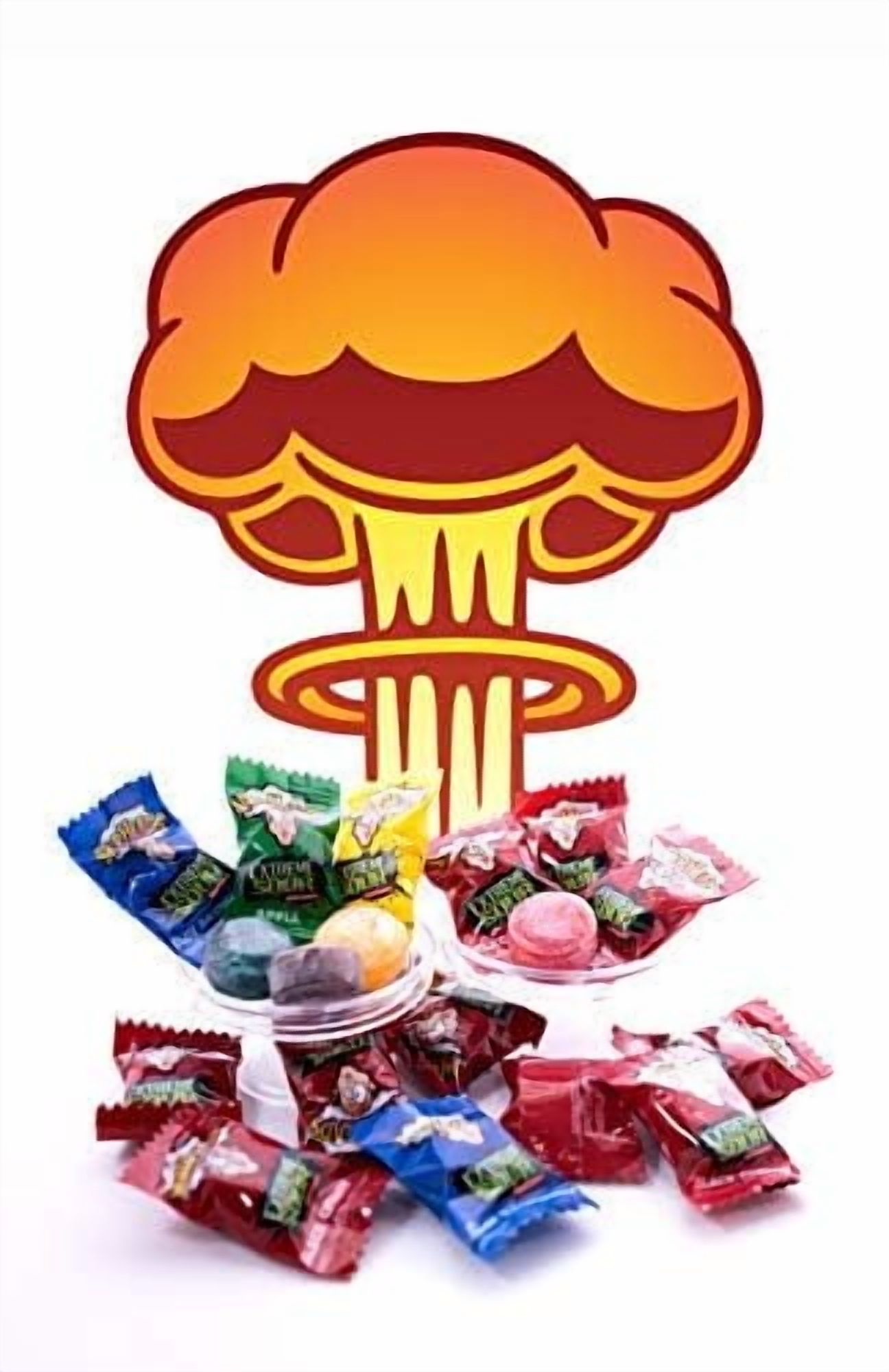 Xtreme Sour Candy - 10 lb Resealable Stand-up Storage Bag