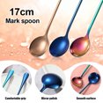 thumbnail image 3 of Iced Tea Spoon, Stainless Steel Coffee Mixing Spoons, Long Cream Dessert Spoons, 3 of 5