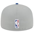 thumbnail image 4 of Men's New Era  Gray/Royal Golden State Warriors 2023 NBA Draft Two-Tone 59FIFTY Fitted Hat, 4 of 4