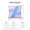 thumbnail image 4 of ZNDUO Square Home Decorative Throw Pillows, Corduroy Dream Star Purple Pattern Couch Pillows, Throw Pillows for Bed, 20"x20", 4 of 8