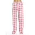 thumbnail image 3 of Women's Pajama Pants With Pockets, Women's Soft Flannel Check Pajama PantsXL, 3 of 4