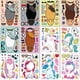 thumbnail image 4 of Hojas de pegatinas para hacer una cara, animales del zoológico, dinosaurio marino, regalo de Festival de recompensa, arte artesanal, favores de fiesta, rompecabezas escolar, juego DIY, 12/24 hojas, 4 of 4
