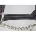 thumbnail image 2 of Derby Originals Premium Raised Padded Fancy Stitch Leather Cattle Show Halter with Matching Chain Lead, 2 of 4