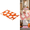 Orange, variant on Halloween Cute Ghost Halloween Bath Mat Non Slip Washable Microfiber Tufted Spooky Ghost Preppy Girls Kids Fall Halloween Bath Rug Aesthetic Groovy Bathroom Decorations 1pc. Pink