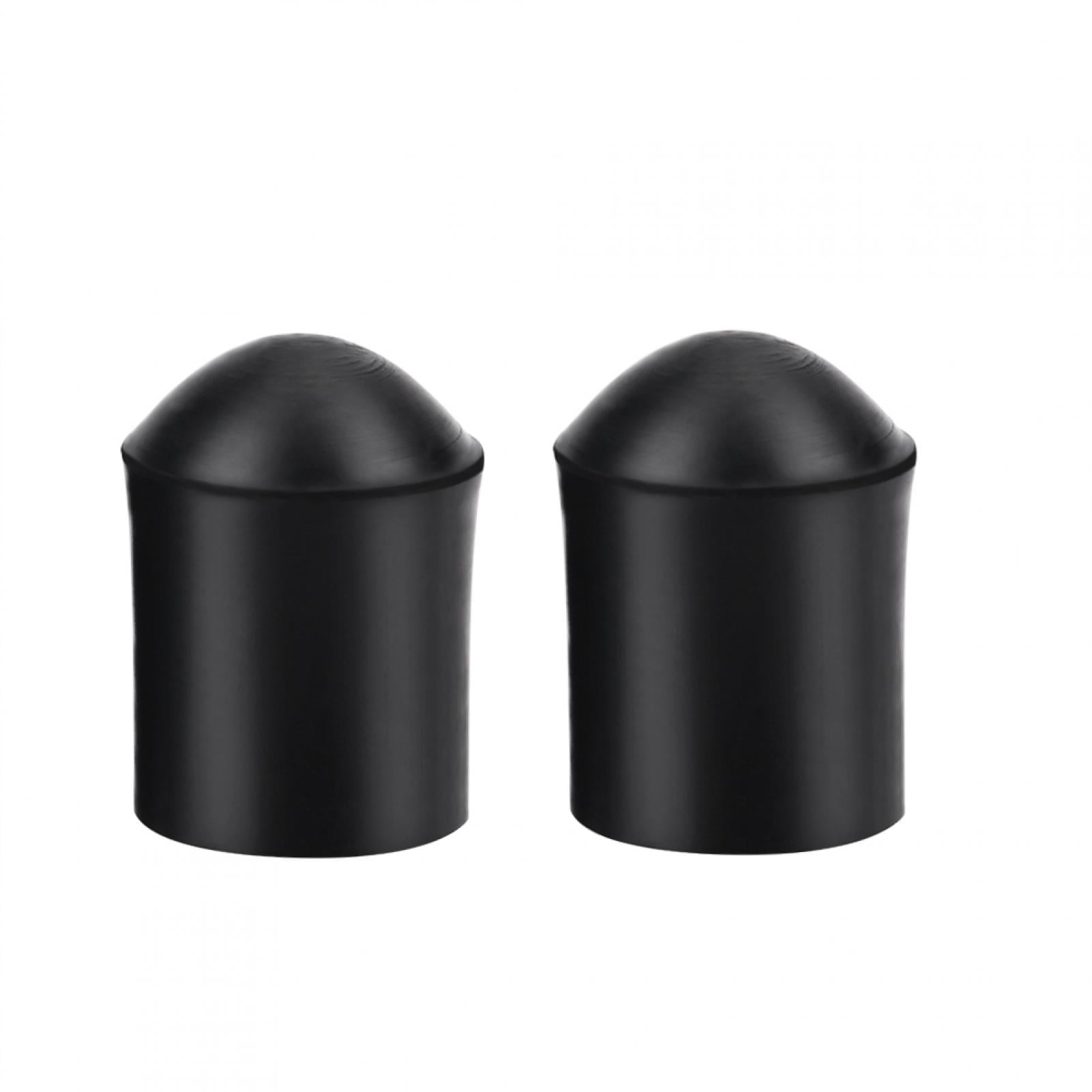 2pcs Double Bass Endpin Rubber Tip Stopper Black Protector End Cap Accessory Double Bass Endpin Protector 