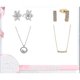 thumbnail image 2 of Conjunto De Pendientes De Collar De Amor De Diamantes De Plata 925 De Pan's Mother Set Para Mujer De Sentido Versátil Y Avanzado Gao Jiahui unisex, 2 of 2