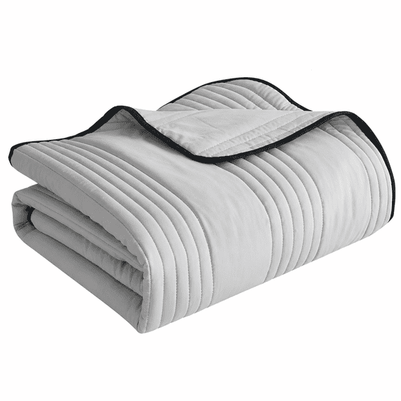 FURMORA Cooling Comforter Queen Size,Washed Cotton Air Conditioning Quilt,Summer Cooling Blankets for Hot Sleepers and Night Sweats,Lightweight Breathable Cooling Comforter Bedding