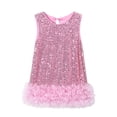 thumbnail image 2 of ATOGUTA Girls Uniform Dress Tulle Party Birthday Poster Formal Fancy Flower Princess Dresses Size 2T-10, Pink, 2 of 4