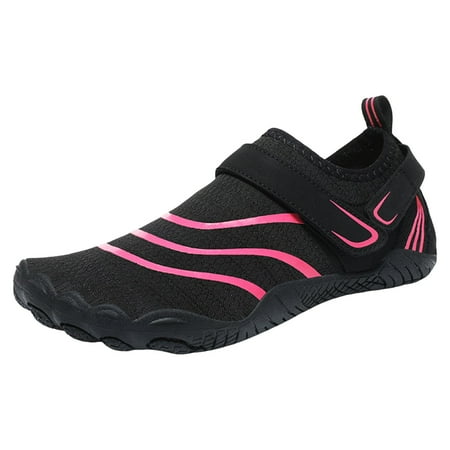 QYZEU White Sneakers for Women Dressy Shoes for Women Heels and Casual Beach Swimming Shoes Couple Shoes Women s and Women s Lightweight Sports Shoes with Support Hot Pink 37