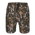 thumbnail image 4 of Naloa Mushroom Garnish Men's Beach Shorts, Surfing shorts, Swim trunks, Quick Dry Swim Trunks for Surfing Beach Fun - 3X-Large, 4 of 9