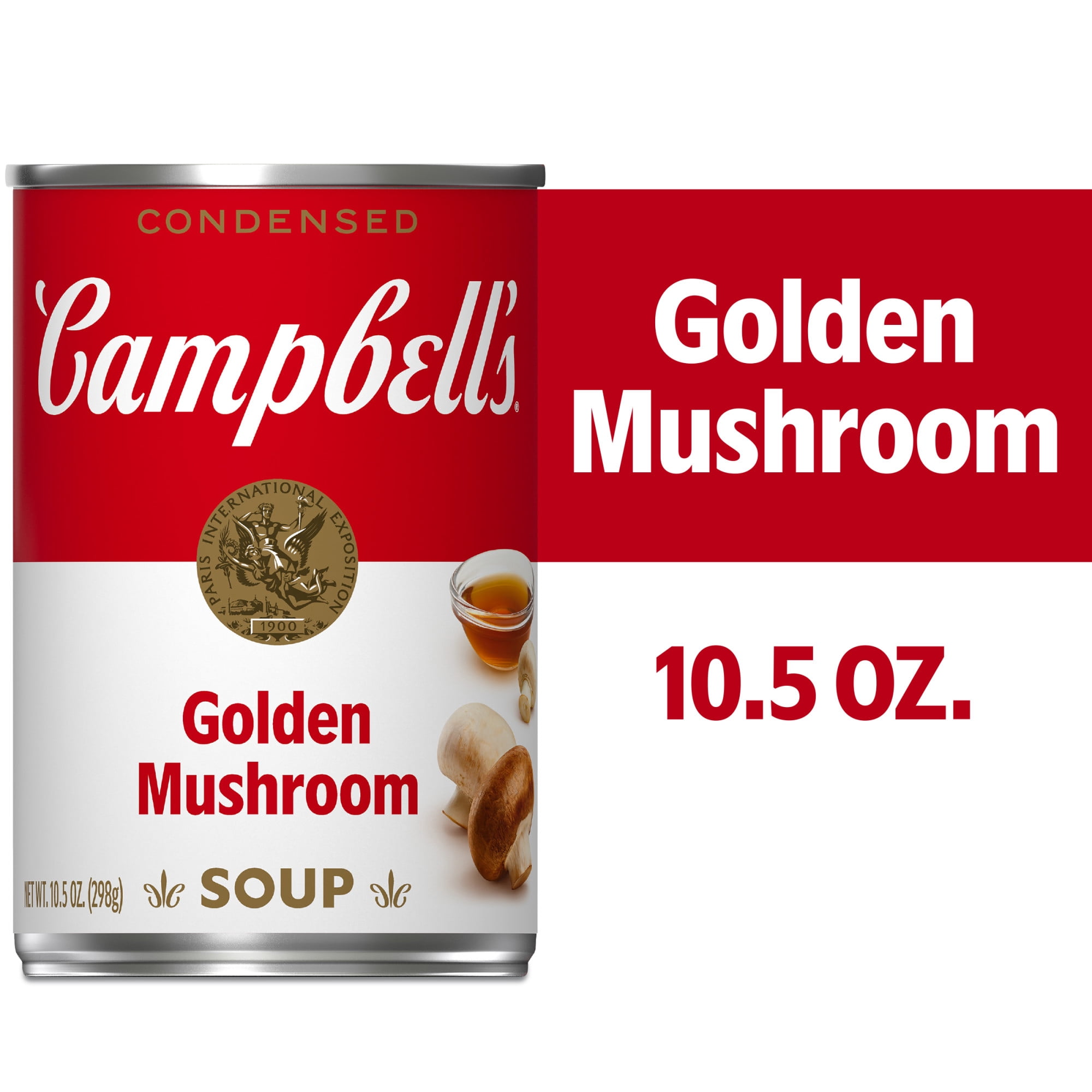 (8 pack) Campbell's Condensed Golden Mushroom Soup, 10.5 oz Can