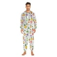 thumbnail image 3 of FORMRS Onesies Pajama for Adults Unisex Hoodie Winter Jumpsuit One Piece Sleepwear, Sizes S-2XL, Cute Vegetables, 3 of 7