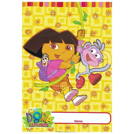 Dora the Explorer Fiesta Favor Bags, Multicolor, 8 Count