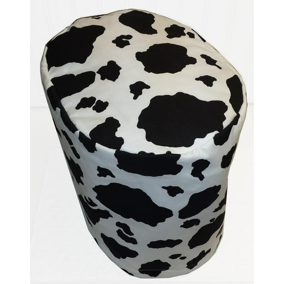 Black & White Cow Spots Food Processor Cover by Penny's Needful Things (All Cow Spots,Large)